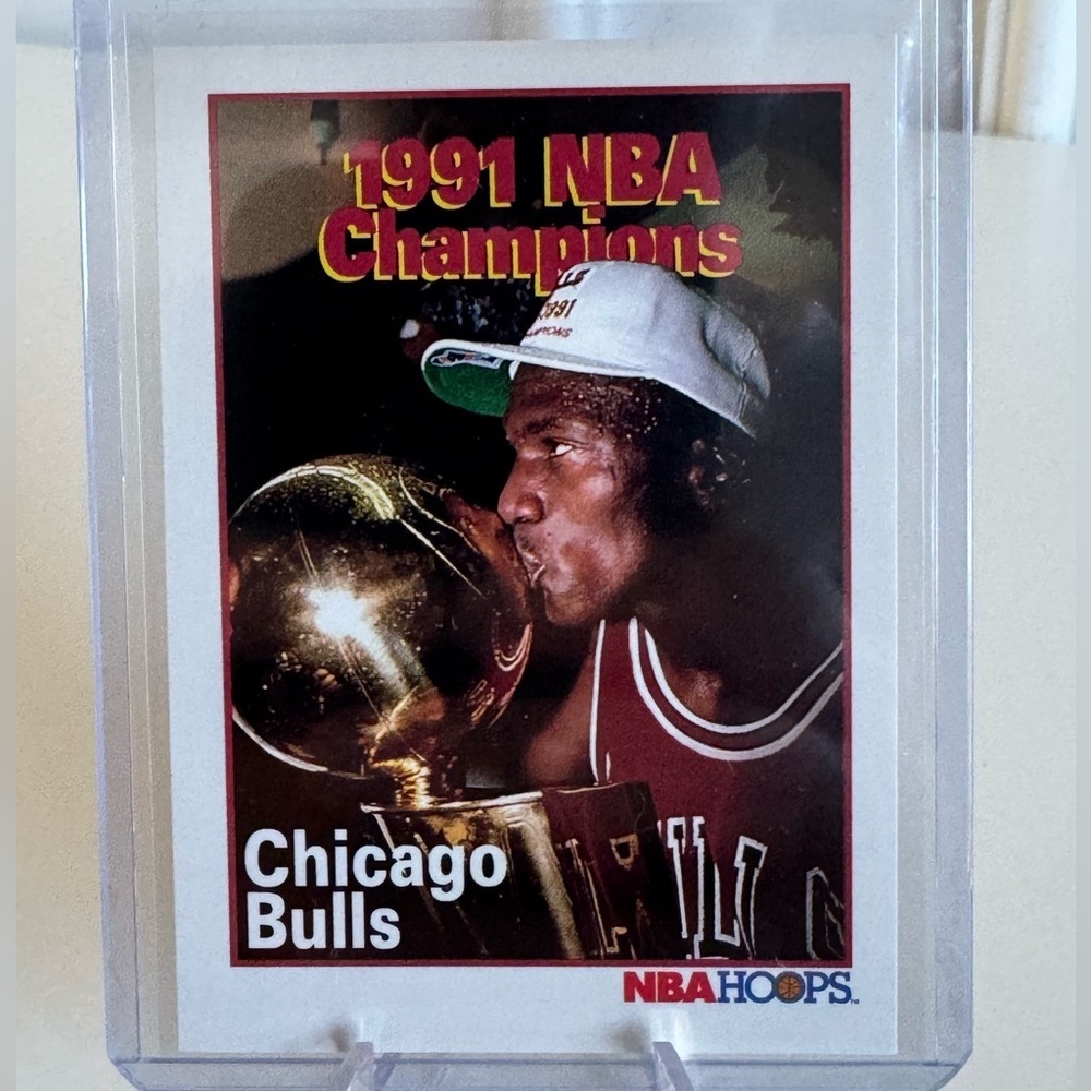 🔥 1991 Michael Jordan Bulls Championship Card